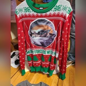 Star Wars Ugly Christmas Sweater Men's Medium